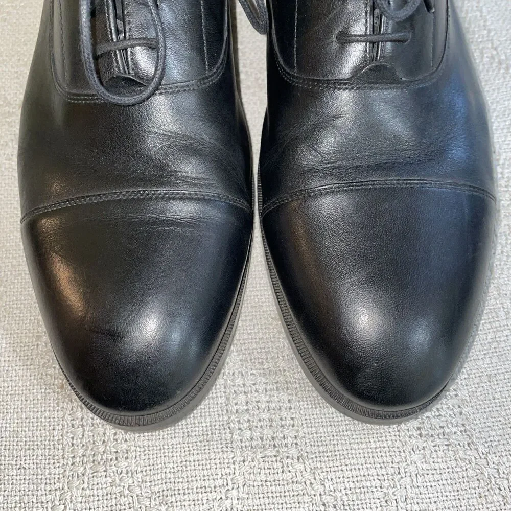Cole Haan Men’s Dress Shoes Size 9.5 M Black Leather Captoe Business Formal